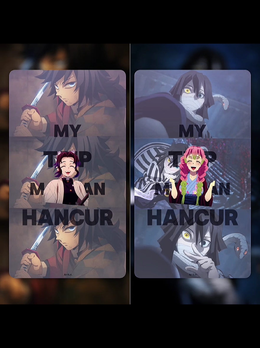 cowonya musuhan cewenya bestie abis🤭🤭 || repost lupa tmbahin hashtag sesuai req #mitsurikanroji #shinobukocho #obamitsu #giyushino #fyp 