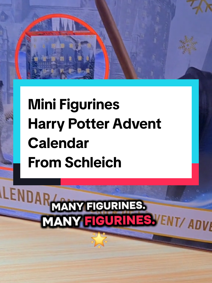 Harry Potter FANS you will like Schleich Harry Potter Mini Figurines Advent Calendar #schleichadventcalendar #harrypotteradventcalendar 