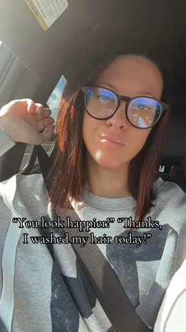 Brand new person on hair wash day! #fyp #momsover30 #hairtok 