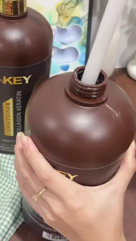 Tui dùng cặp dầu gội và dầu xả Salonkey tóc mê quá, phải khoe với mấy bà liền #capdaugoivadauxa #trending #thanhhoai22003 #xuhuong #daugoi #salonkey 