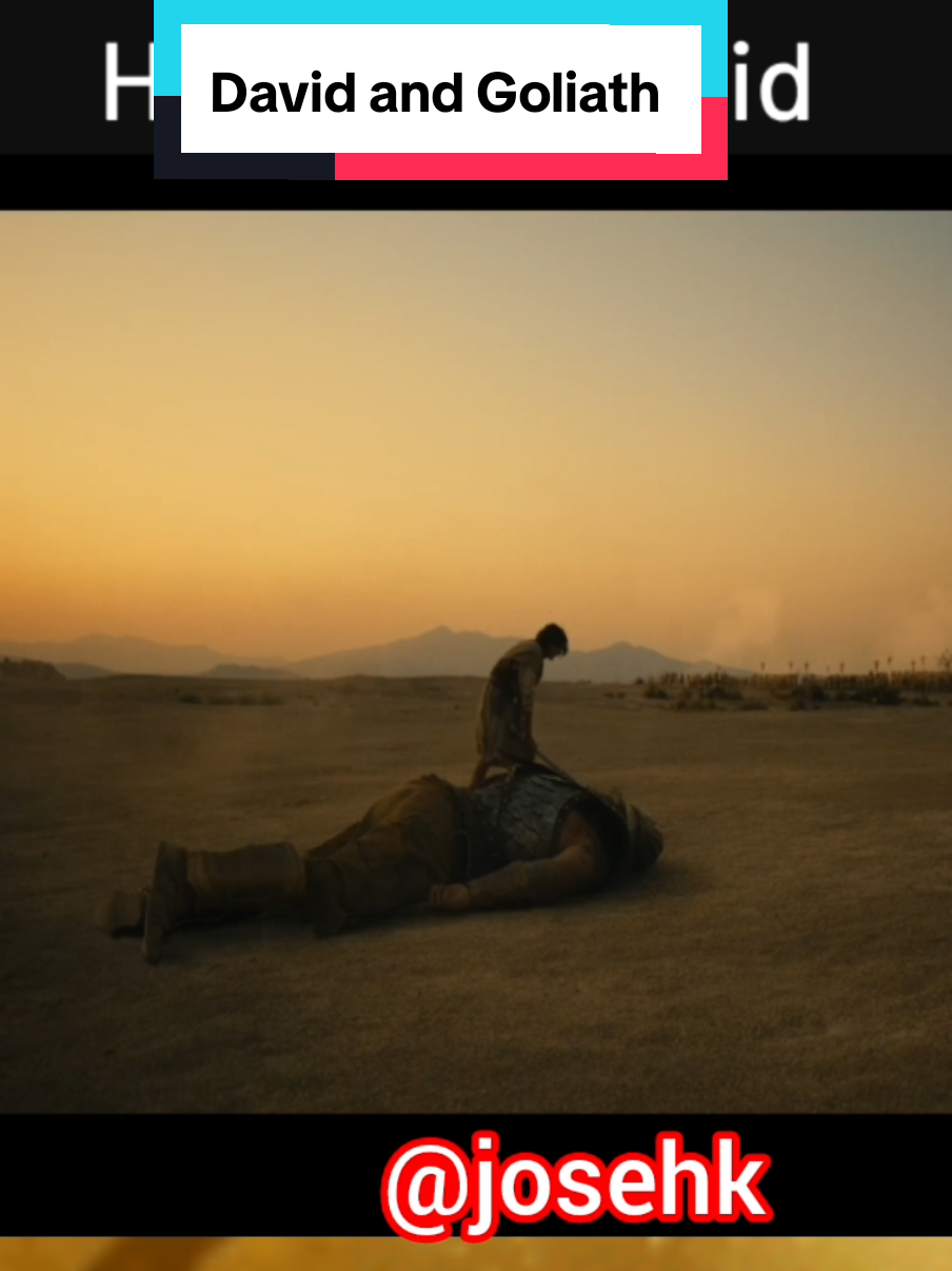 David and Goliath -House of David #christianmovies #HouseOfDavid #josehk #foryou #trending 