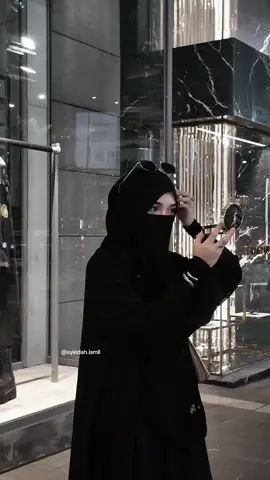 She believed she could, so she built her own lane 🖤#myself #syiedahismll #niqabismalaysia #pfyyy 