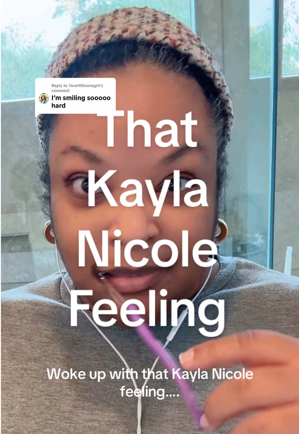 Replying to @YourHRhomegirl Yas, been up since 3:30 AM and I’m still smiling 😂. #kaylanicole #tonibraxtonlivinglegend #kaylanicolehalloween 