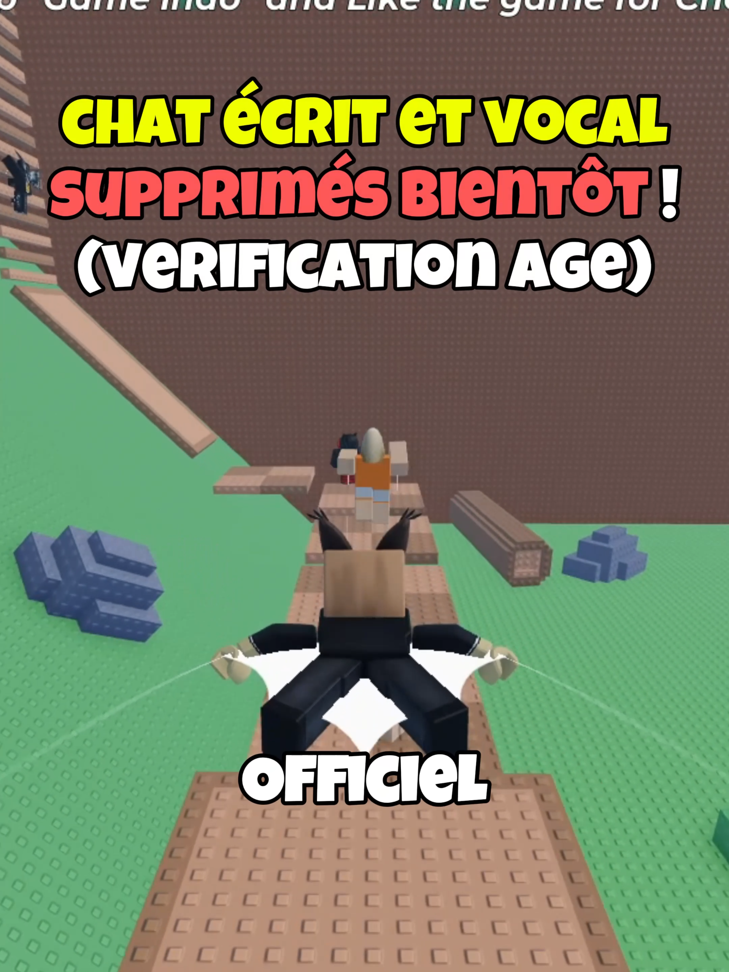 Roblox va désactiver tous les chats écrits et vocal bientôt ! #robloxfr #robloxfyp