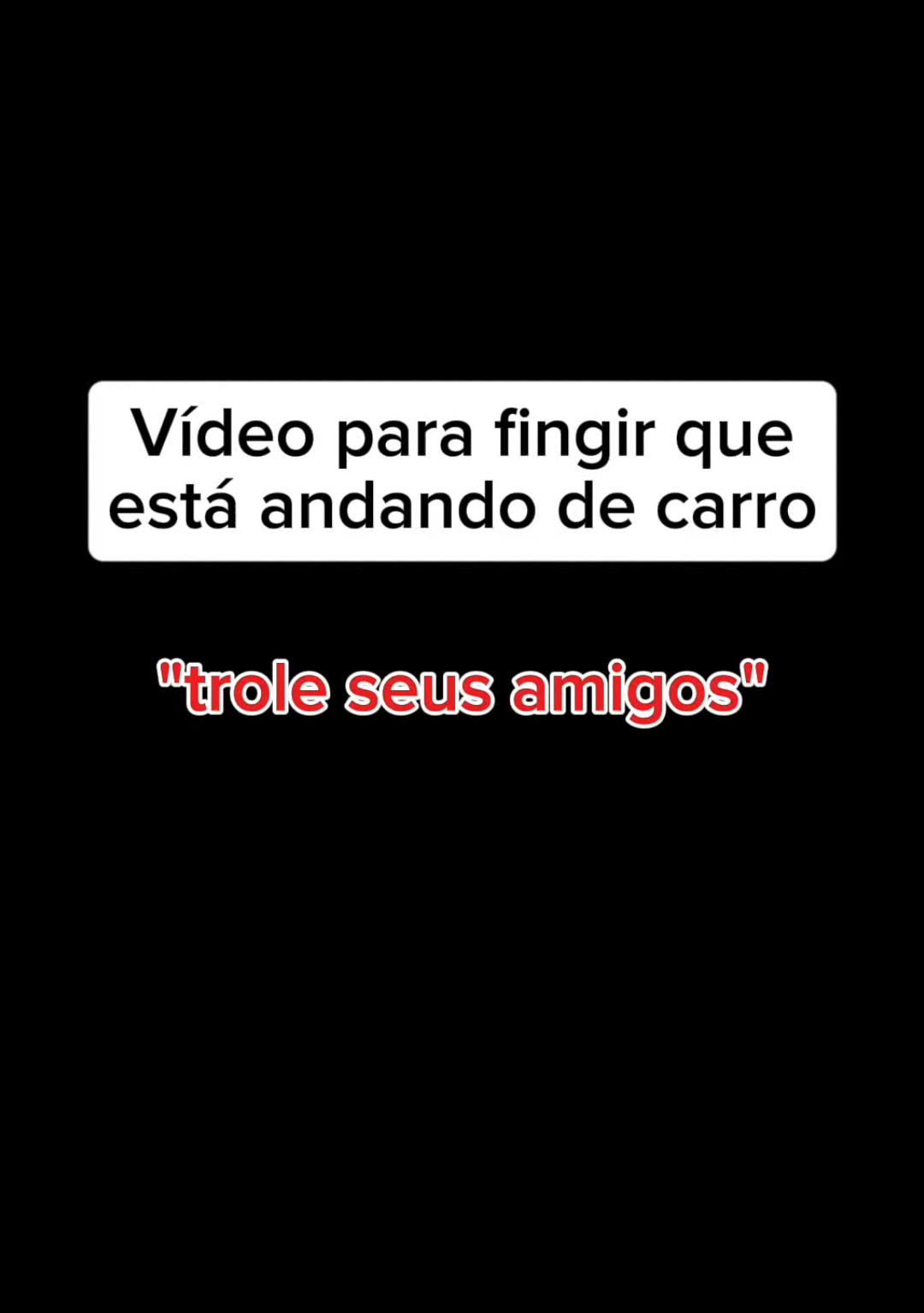 vídeo para fingir que está andando de carro #andandodecarro #naestrada #parafingir #videoparafingir #fingir 