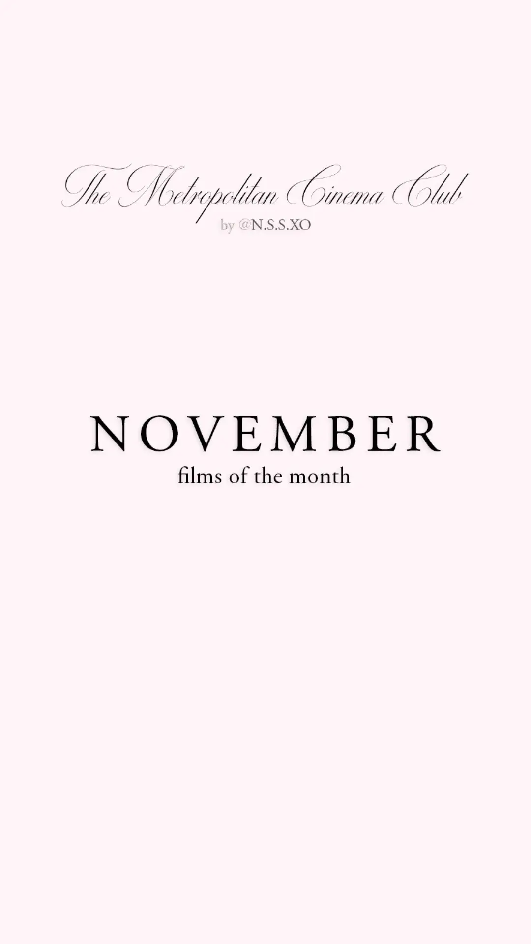 A very special edition… 🤍 #cinephile