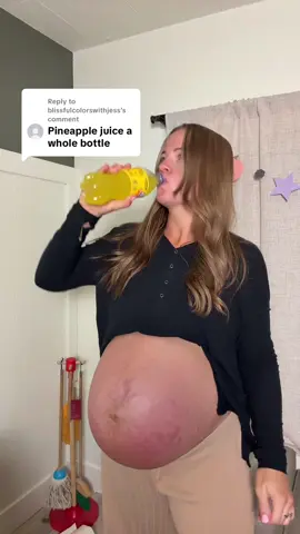 Replying to @blissfulcolorswithjess 41+3. I’ll try anything to get this baby out😂 #thirdtrimester #inducelabor #pastdue #pregnancyhumor 