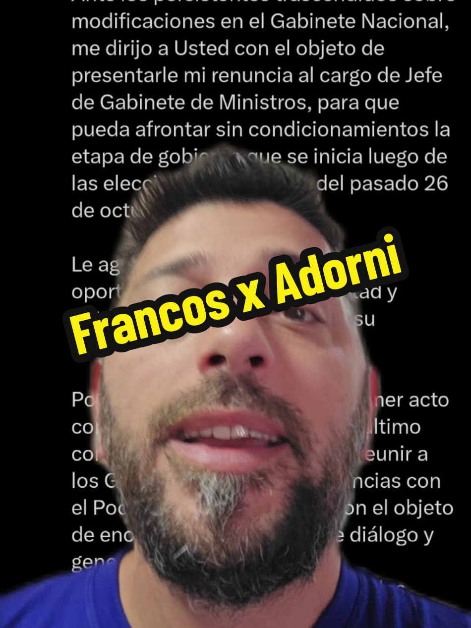 renuncia guillermo francos #greenscreen #kirchnerismo #mileipresidente #milei #javiermilei 