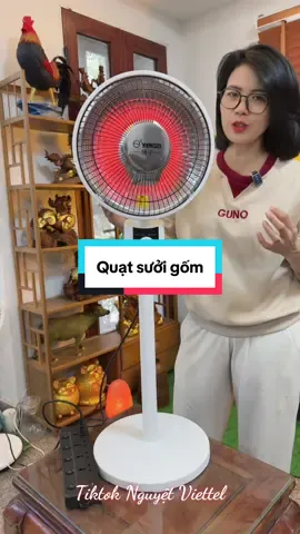 Quạt sưởi gốm cho mùa đông lạnh giá #nguyetviettel #tiktokshop #xuhuong #quatsuoi #quatsuoigom 