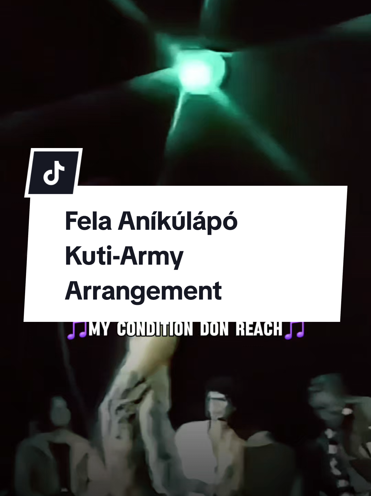Fela Aníkúlápó Kuti-Army Arrangement #fela #afrobeats #lyrics #music #nigeriatiktok 