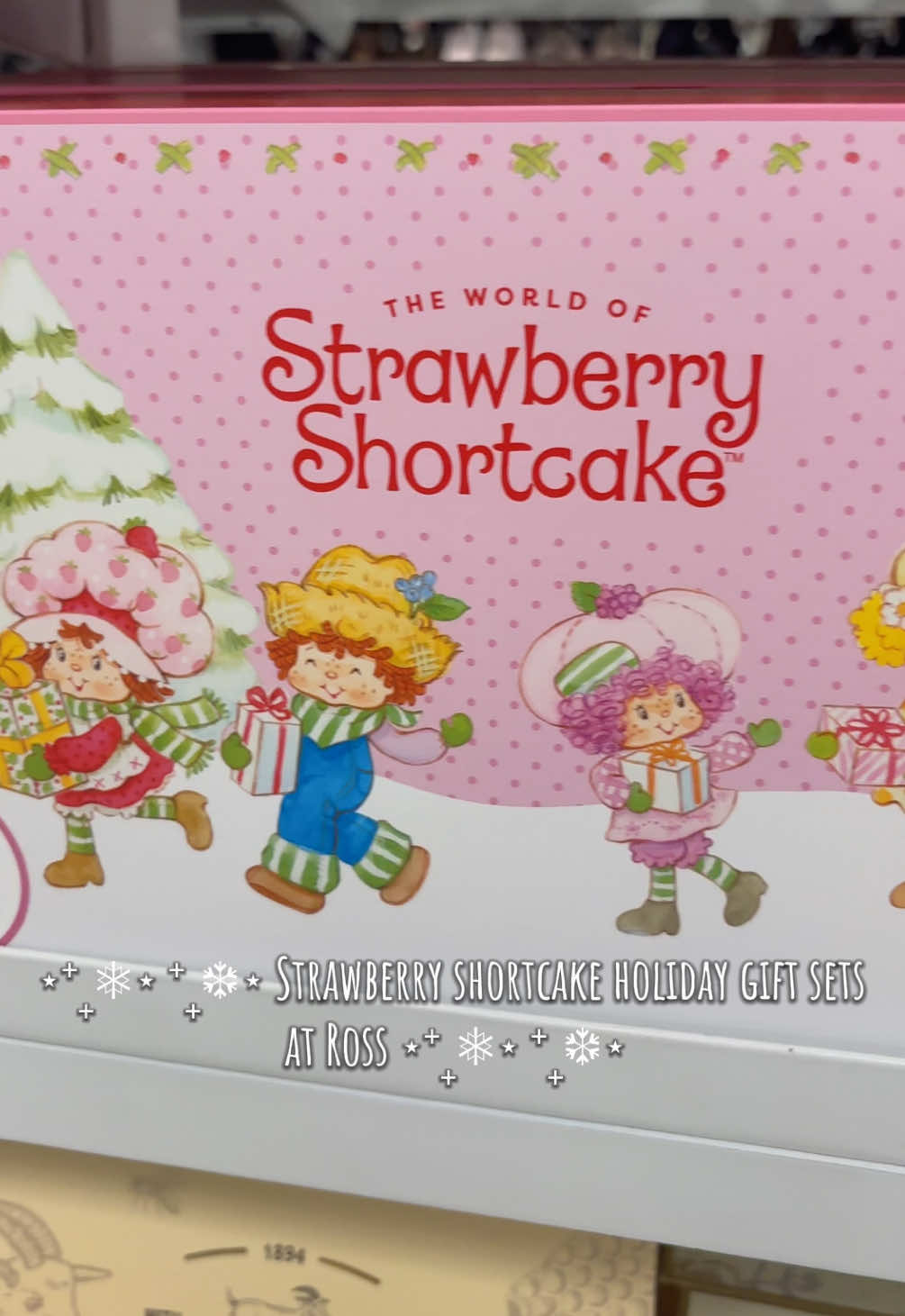 These are so perfect for the holidays😍🍓✨🎄 @Ross Dress for Less #strawberryshortcake #rossfinds #christmasgiftideas #strawberryshortcakefinds #nostalgia 