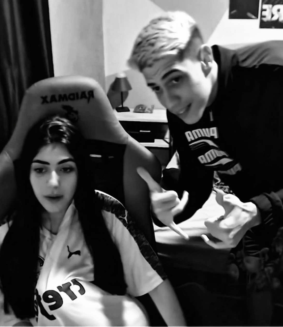 Yuri & Rajah - Friends                        #yuri22 #rajah #pretoebranco #edit #yuri22clips 