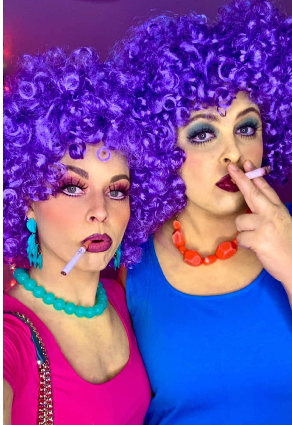 Campbell sisters -> Bouvier Sisters. 🚬 @Kiahna Campbell #PattyandSelma #thesimpsons #transition 