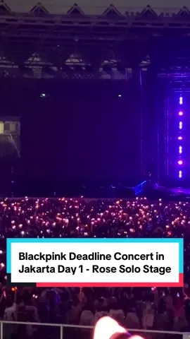 Blackpink Deadline Concert in Jakarta Day 1 - Rose Solo Stage APT #blackpink #roses_are_rosie #aptrose #blackpink_deadline #ygentertainment 