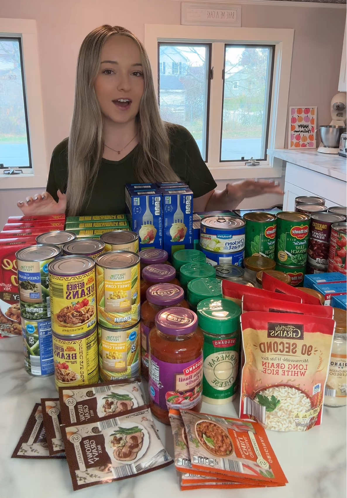 Thank you @Dollar Tree Dinners for the amazing idea!❤️ Most items from @ALDI USA  #dollartreedinners #mealkits #budgetmeals #foodpantry #Recipe 