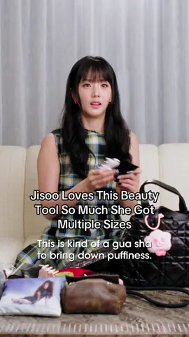 One of @JISOO’s travel essentials? An easy-to-carry #guasha. For the latest installment of #InTheBag, the @blackpinkofficial star shares all her must-haves for wherever her travels take her. Watch the full video at the link in our bio.