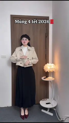 Mùng 4 tết 2026 #fyp #thoitrangnu #trending #emphan #chanvaybodangdai 