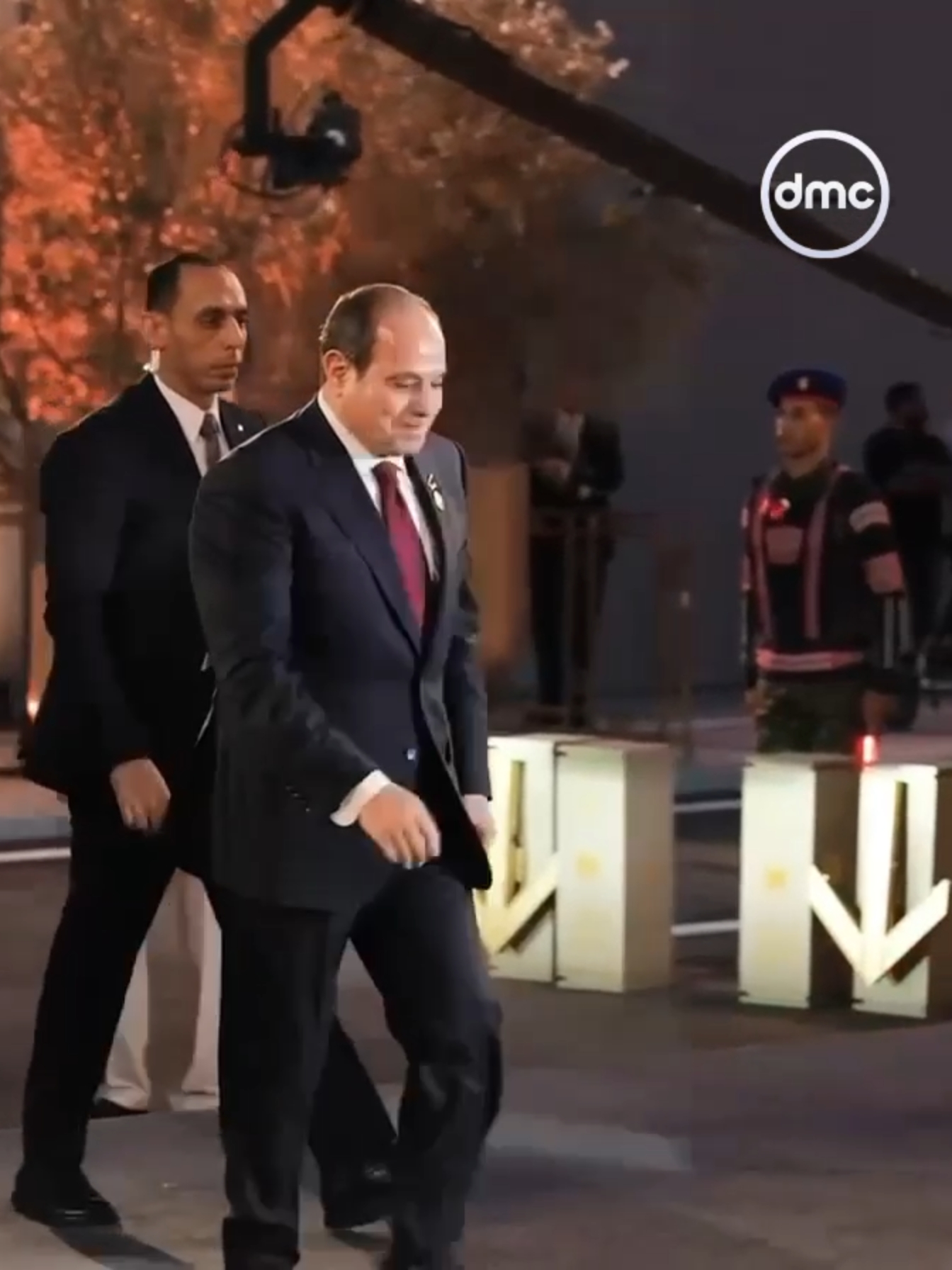 لحظة وصول الرئيس السيسي حفل افتتاح #المتحف_المصري_الكبير #dmc #GrandEgyptianMuseum #GEM #هدية_مصر_للعالم