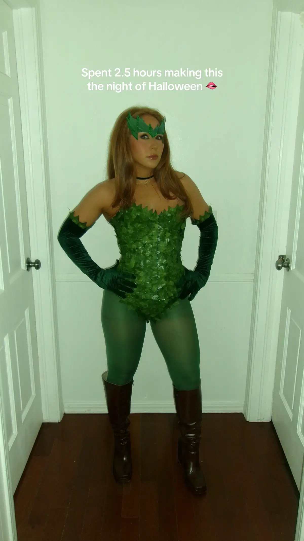 Going in my archival for sure #halloween #diycostumes #halloweenweekend #poisonivy #redhead 