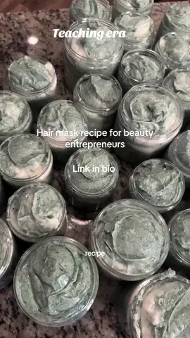 Mixing up another batch of our best-selling hair mask 💛🌱  Every natural ingredient  is beneficial to healthier growing hair and this exact recipe is what helped me build my haircare line.  If you’re ready to start your own brand, my Hair Mask Recipe Tutorial teaches you everything you need to know. Link in bio!yo #fy 