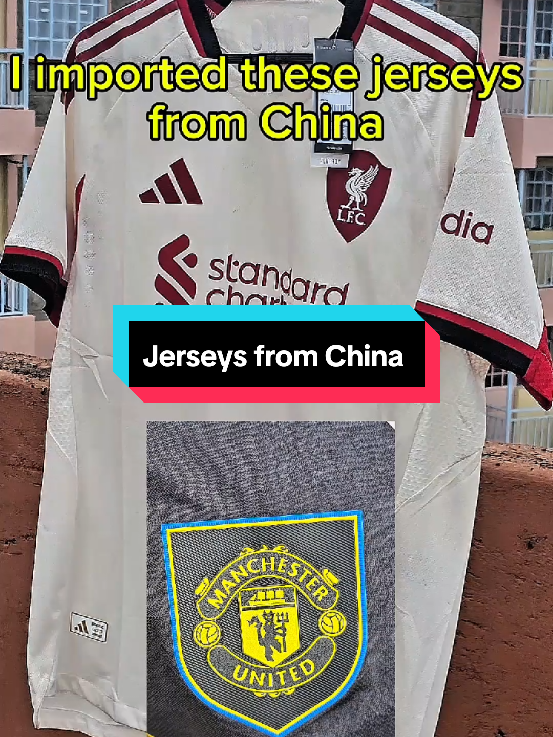 I imported these jerseys for my client. Start your jerseys business with us. Import jerseys from China to Kenya and start your business. The jerseys are of original quality.  #jersey #realmadridjersey #brasiljersey #kenyajersey #jerseybusiness  Jerseys Wholesale in Kenya 