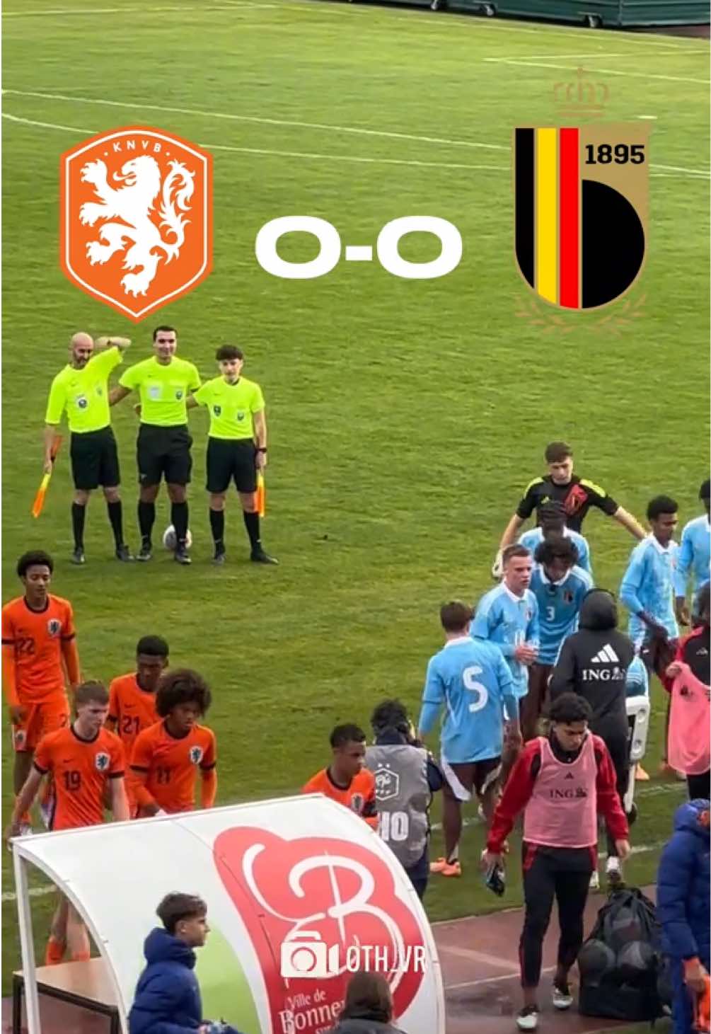 Pays bas U16 -Belgique : le résumé complet 🎬 #footballtiktok #uefa #belgium #nederland #baller 