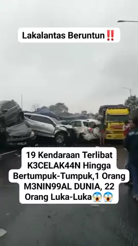 wah ngeri !!! kecelakaan beruntun 