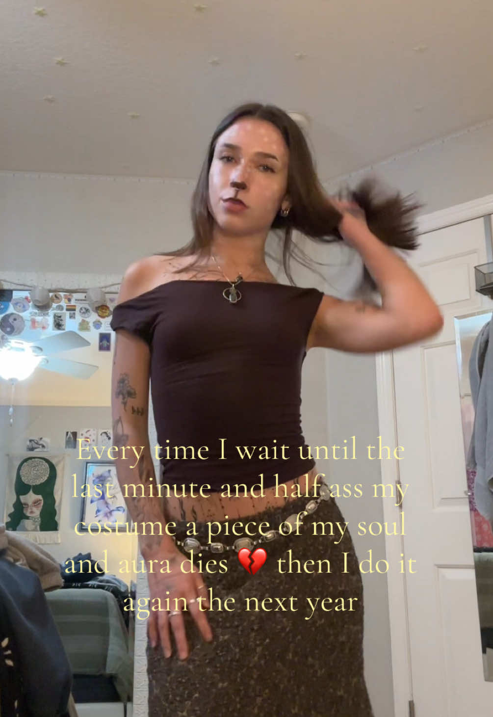 Lowkey convinced myself I looked more dog-like than deer-like but that’s alright 