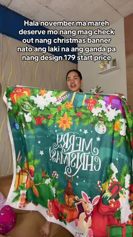 Christmas banner bumili kna habang mura pa #christmasbanner #christmasdecor #merrychristmas #decor 