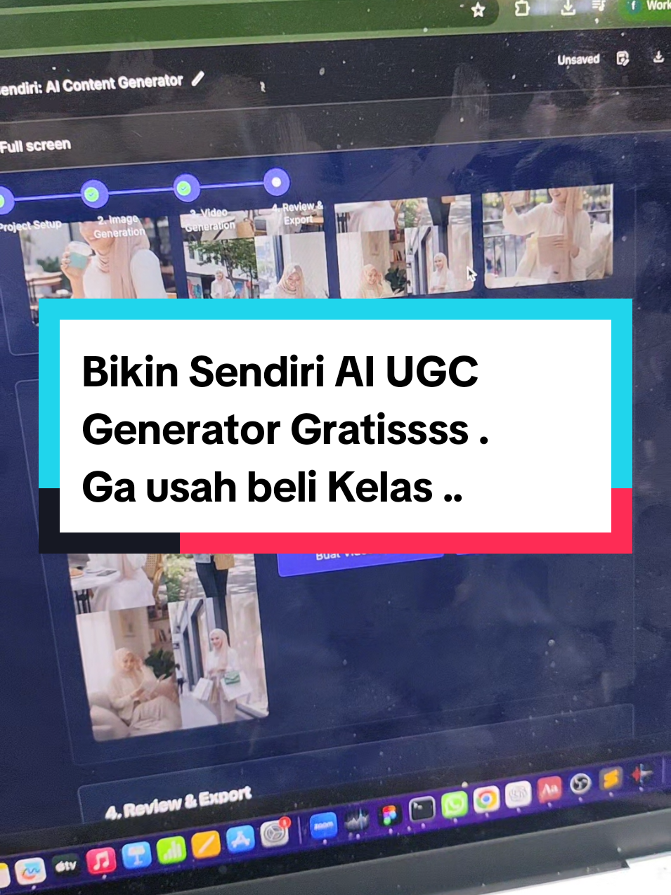 Ai UGC generator bikin gratis satu kali prompt di ai studio .  Stop buang uang ...  bikin 5 menit bisa kok .. prompt nya ada di komentar #ugccontentcreator #aistudio 