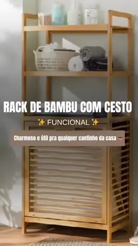🧺🌿 Achei o cesto grande de roupa suja articulado em bambu com estante organizadora e prateleira mais lindo da Shopee! Além de funcional, é super elegante e combina com qualquer decoração 😍 Ideal pra lavanderia, banheiro ou closet 💫 👉 Link pra comprar tá na bio! #achadinhos #shopee #roupa #decoracao #economia 