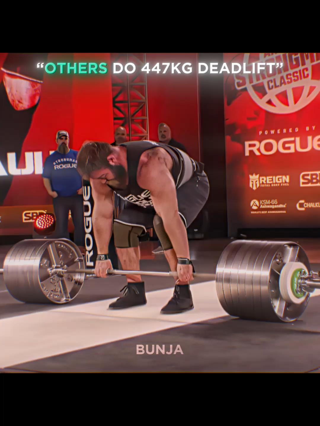 The Greatest Deadlift In Human History💀 #gym #gymmotivation #strongman #eddiehall  ⁨@eddiehallwsm⁩