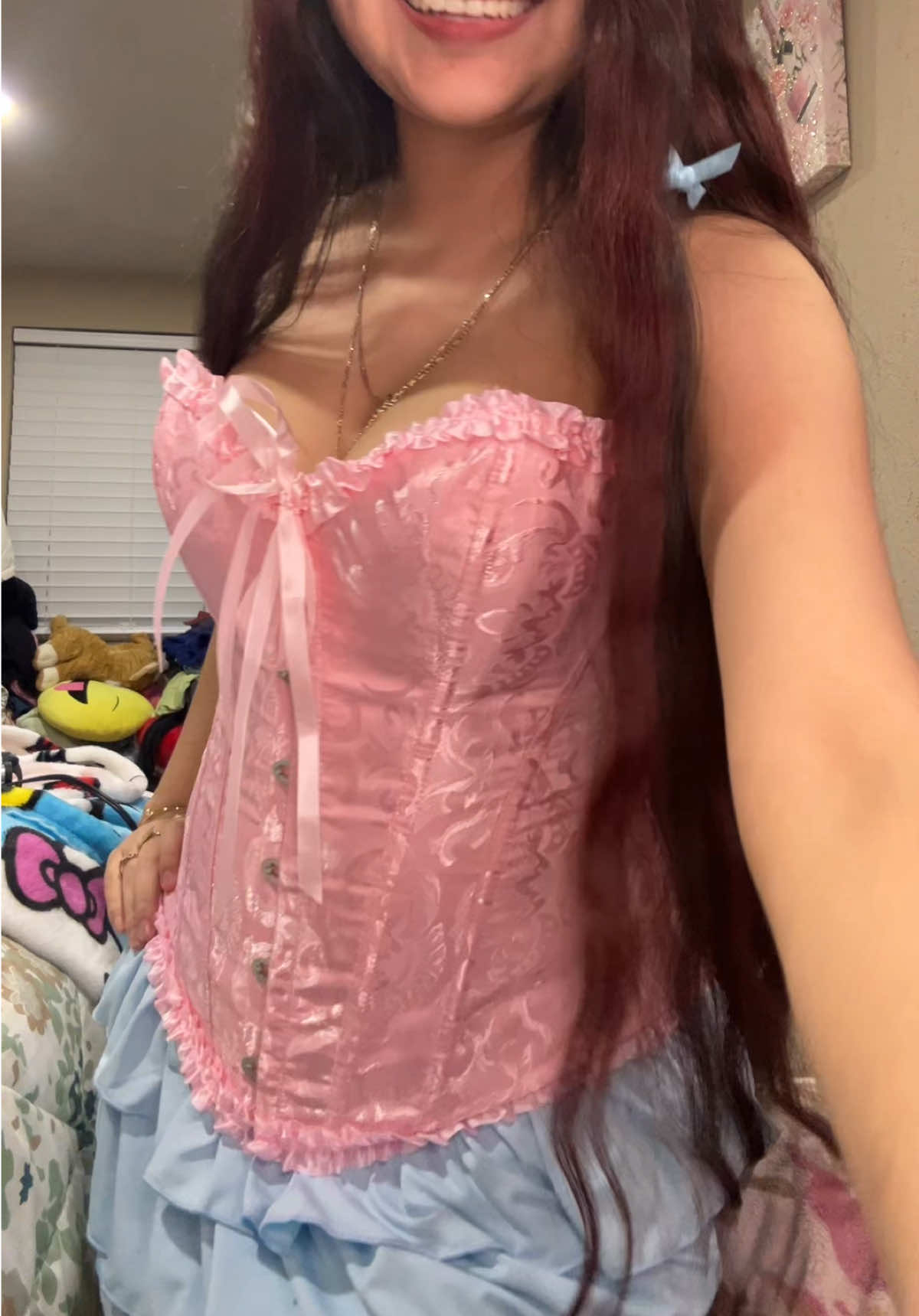 🐩🫧 costume like or no ?! Lil boo peep #fyp #halloween #halloweenlook #xzynca #longhair  