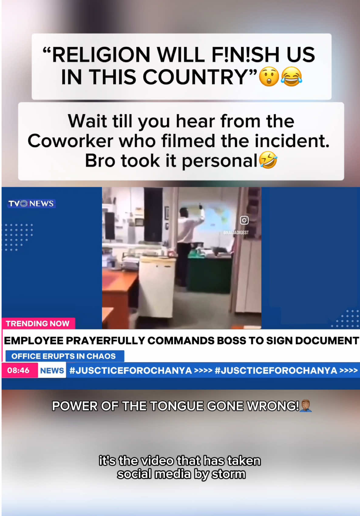 Just when you think you’ve seen it all… Wildest news segment ever!😅 #news #trendingnow #fyp #hallelujahchallenge #everythingjiggy 