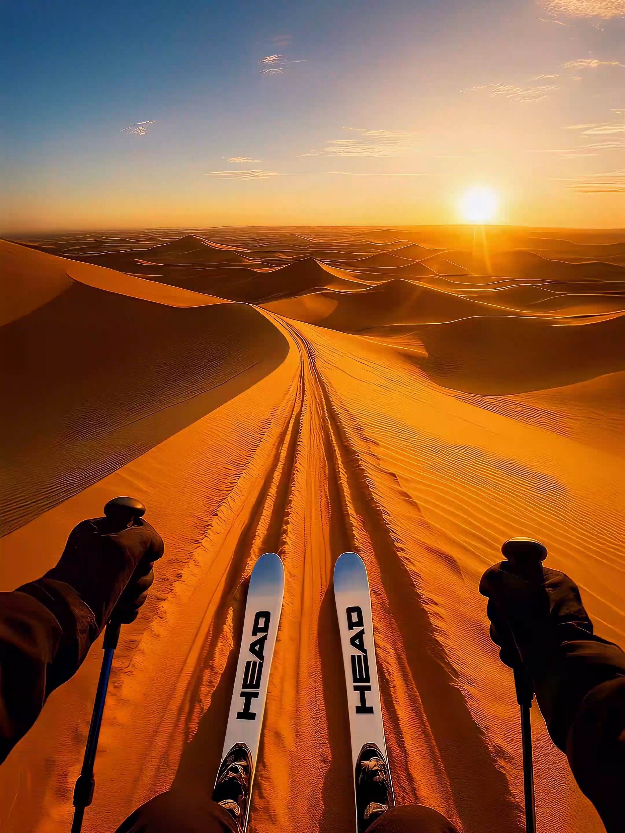 Skiing the Desert ⛷ AI-generated video by @predmet_ai Made by Reve • AE • Kling AI #sandskiing #desert #skiing #adventure #dunes #extreme #sports #fun #travel #epic #magic #4k #ai #aiart #epic #120fps #aesthetic