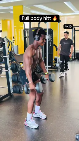 Full body hitt 🔥 try some ✅ Dm for coaching ⬇️ #gymtips #coach_bigyouth #gymworkout #fullbodyworkout #gym @coach_bigyouth_2 