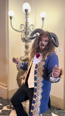 Went BEAST MODE for Halloween 😤🔥😂 #halloweencostume #halloween #beautyandthebeast 