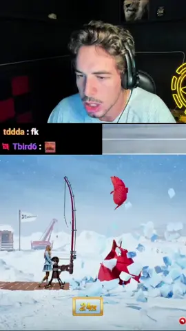 He caught 2 fish at the same time while ice fishing!  #fyp #foru #gaming 