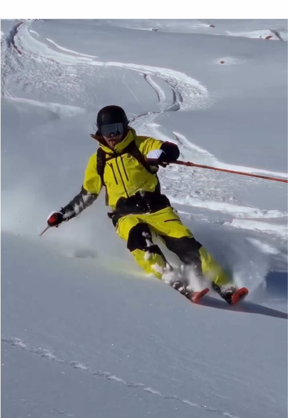 Speed ⛷️⛷️⛷️ #powderdays #offpiste #powderskiing #skitok 🎥 Luke Nagler