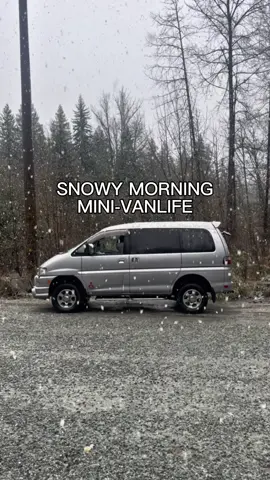 Snowy Morning Mini-Vanlife (READ CAPTION) The snow is fast approaching and so is the extreme cold! This winter I am continuing to live in my tiny Japanese import 4x4 RHD minivan that I converted myself. I will be spending this winter in a Canadian Ski Town where I will be working in a small ski shop part time and continuing to look for other opportunities to help me save up $75,000 for land to build my own off grid sustainable homestead / farm / cabin.  It’s going to take little while and I’m not sure when I will get there so follow along and watch me document my life on the road showing how I save money and live life in such an unorthodox way until I can buy at least 10 acres! Thanks for all the support this far and just know that the content coming over the next 6 months is going to be less repetitive and a lot more informative with my longform YouTube videos becoming the new main focus! Unfortunately you guys seem to love this repetitive routine asmr content so I gotta keep producing! 😂 BUT I am now taking backseat on this stuff and going to really show how I survive the winter with temps getting as low as -40 degrees Celsius!