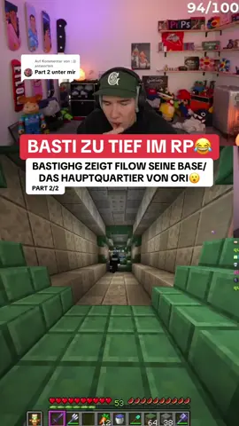 Antwort auf @::)) BastiGHG ist zu tief im Roleplay in craftattack 13😂 BastiGHG zeigt filow seine base bzw. das Hauptquartier von ori😮 #craftattack13 #ghg #filow #bastighg #ori 