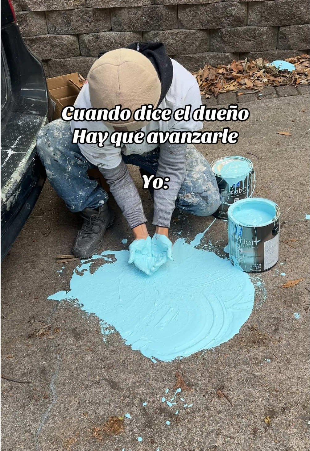El primer día 🙂 #puntura #trabajo #professional #sherwinwilliams 