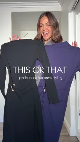 THIS OR THAT:  holiday dress styling 🔗 on my LTK + Amazon storefront > tap photo to shop  #outfit #styling #fyp #amazonfinds @Amazon Fashion @Amazon 