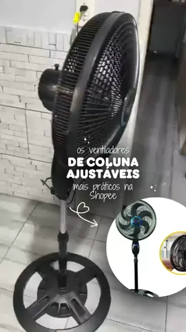Ventilador Novo  Com Ajuste de Altura Ventilador de Pé Suporte - 110v/220v#ventilador #ventiladordepe 