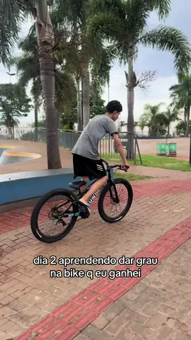 dia 2 aprendendo dar grau #grau #graudebike #vikingx #bike #fyp