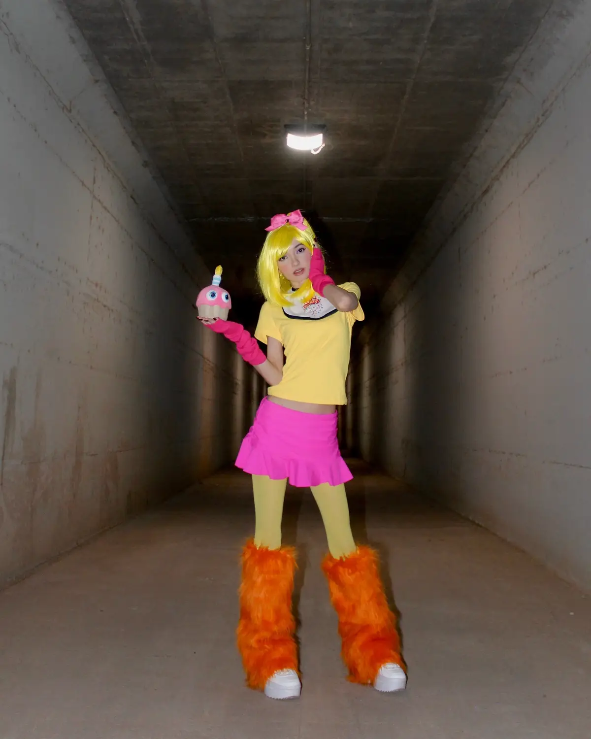 fnaf chica costume!! #fnaf #chicafnaf #halloween #halloweencostume #fnafcosplay 