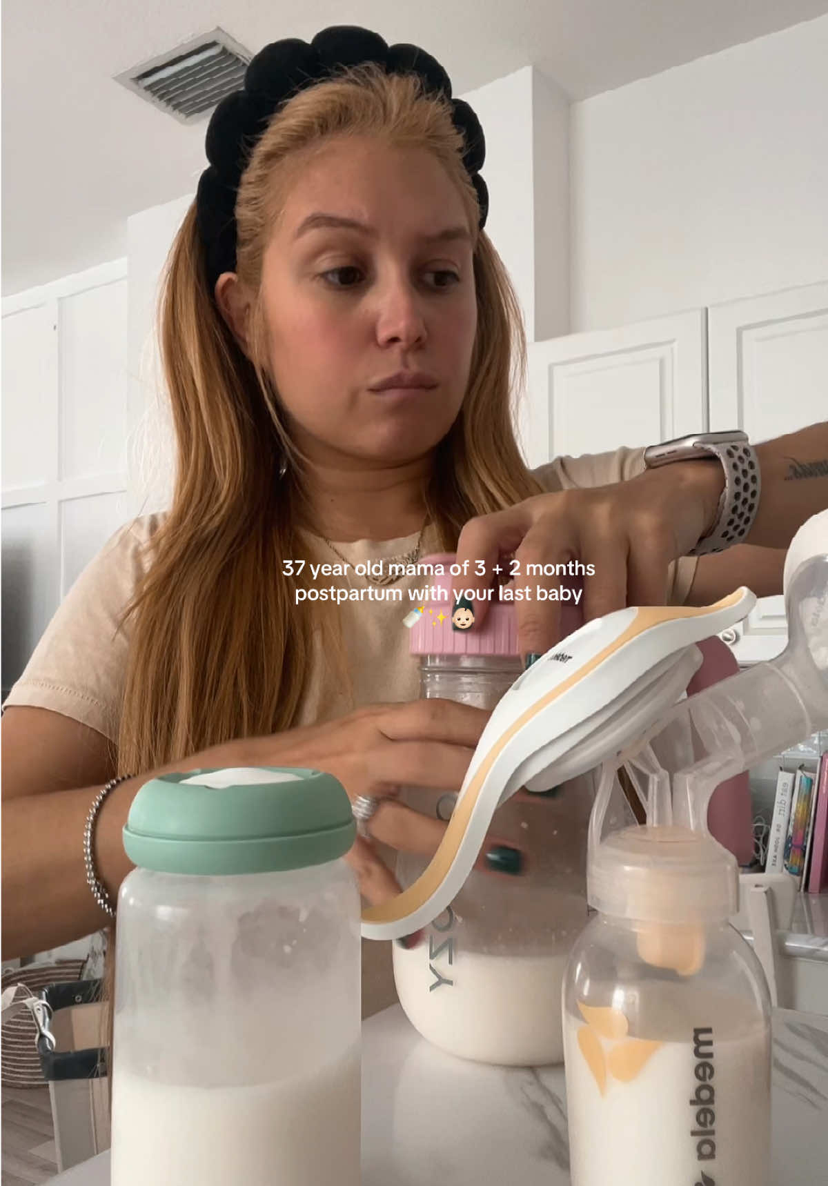 Always thankful my body is pushing through to feed our child.🤍🙏🏽  #momof3 #2monthspostpartum #breastfeeding 