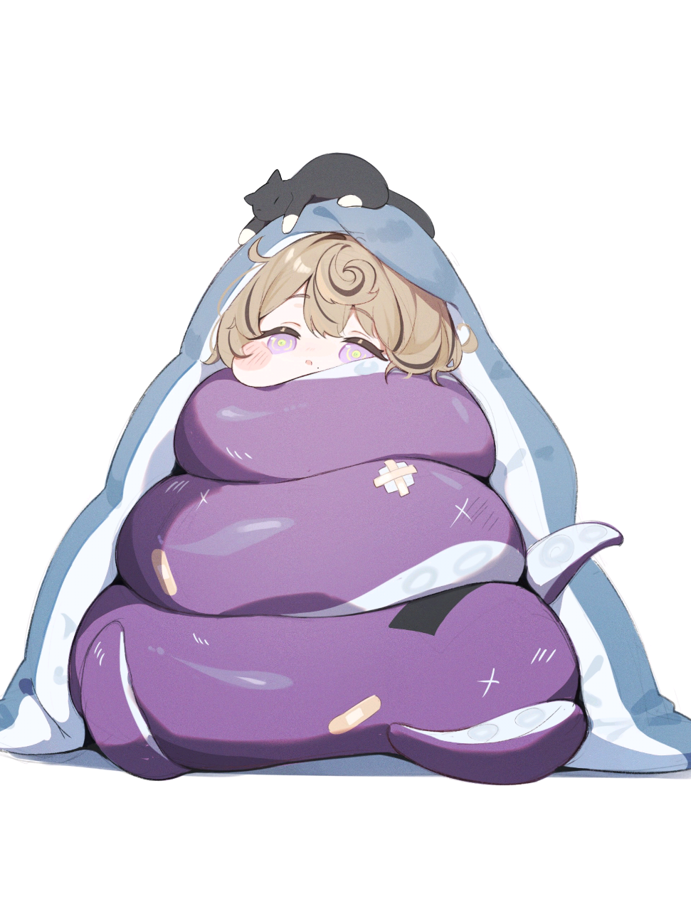 El artista se llama lumo_1121  La verdad se ve muy cómodo, imagina un abrazo de yidhari  #zenlesszonezero #zzzero 