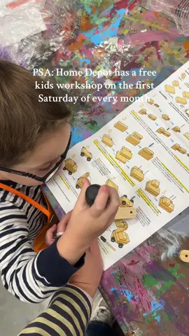 my toddler had a BLAST and we’re already looking forward to the next one 🔨🙌🏼 #kidsactivities #toddleractivities #freetoddleractivities #homedepot #toddlermom 
