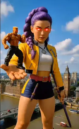 muscular brainrot dancing in the hands of giant demon hunters 💪🕺❤️ #italianbrainrot #brainrot #tungtungtungsahur #tralala #tralalerotralala 